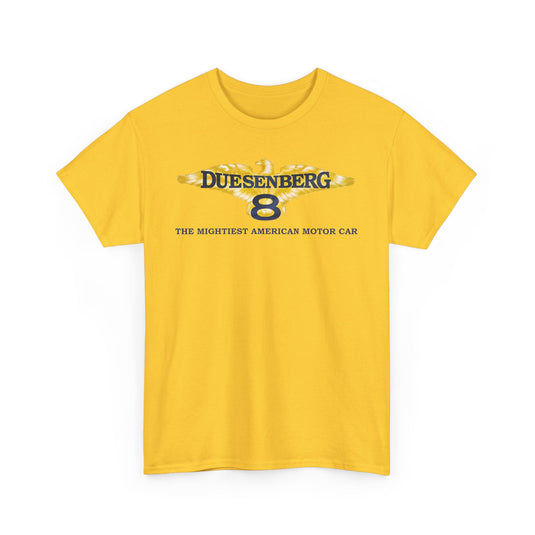 Duesenberg 8 The Mightiest American Motor Car Eagle T-shirt