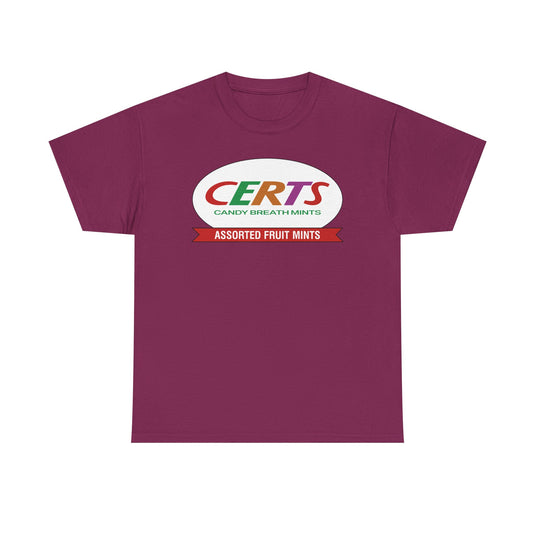 Certs Candy Breath Mints Assorted Fruit Brand T-Shirt