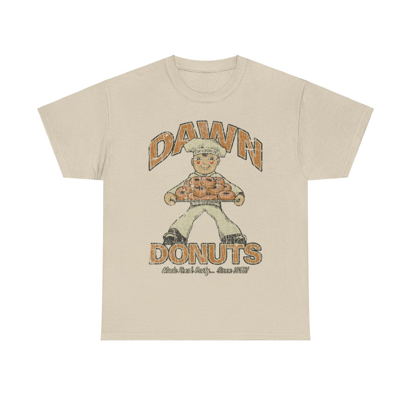 Load image into Gallery viewer, Dawn Donuts 1958 Bakery Restaurant Distressed Print T-shirt
