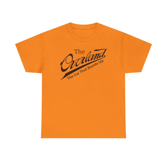 Overland The Car That Stands Up Classic Script Logo T-shirt