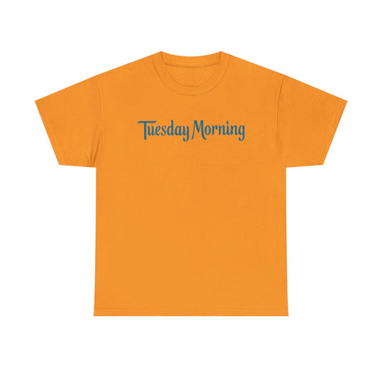 Tuesday Morning T-Shirt - Discount Retail Industry Bankrupt Logo Tee