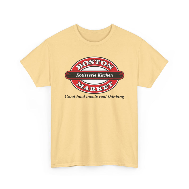 Load image into Gallery viewer, Boston Market T-Shirt Defunct Rotisserie Kitchen Good Food Meets Real Thinking
