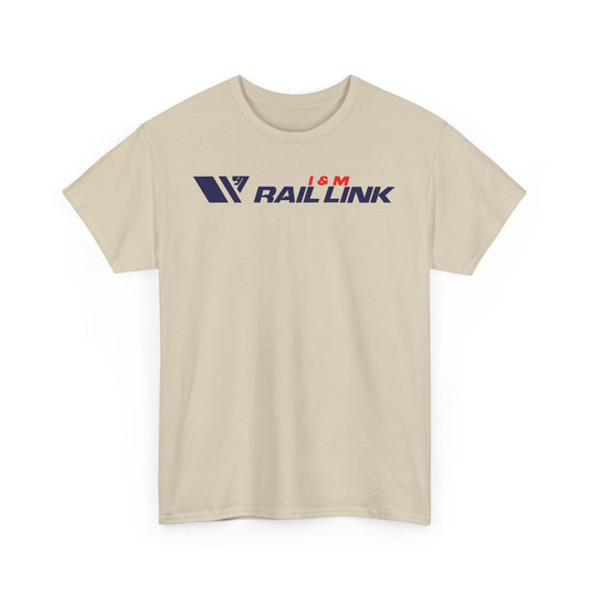 I&M Rail Link Railroad Vintage Train Railway Logo T-Shirt