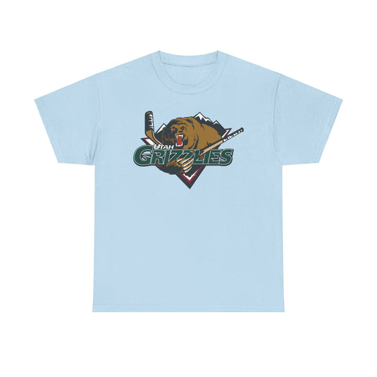 Utah Grizzlies Logo Hockey Team T-shirt