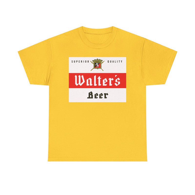 Load image into Gallery viewer, Walter&#39;s Beer Superior Quality Logo Brewery Brand T-Shirt
