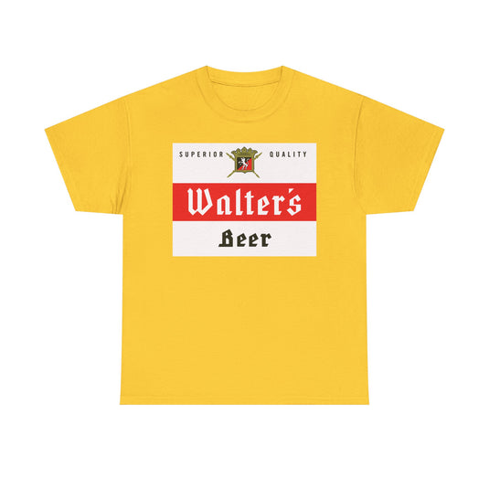 Walter's Beer Superior Quality Logo Brewery Brand T-Shirt