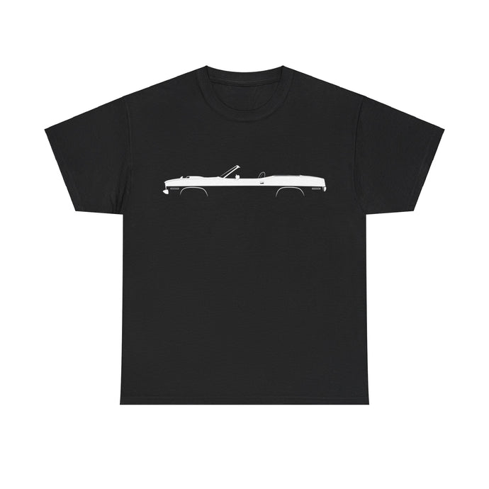 Plymouth Cuda Convertible Silhouette Car T-shirt