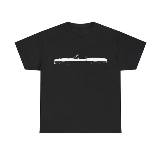 Plymouth Cuda Convertible Silhouette Car T-shirt