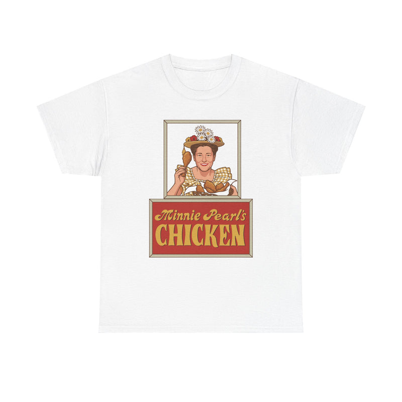 Load image into Gallery viewer, Minnie Pearl's Chicken T-Shirt - Fried Chicken Industry Defunct Tee
