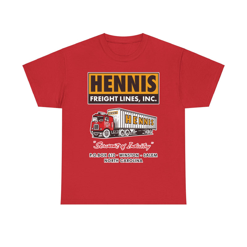 Load image into Gallery viewer, Hennis Freight Lines North Carolina Trucking T-shirt
