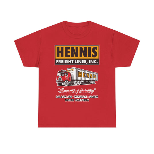 Hennis Freight Lines North Carolina Trucking T-shirt