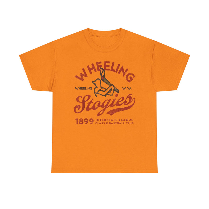 Load image into Gallery viewer, Wheeling Stogies West Virginia Nostalgic Retro Baseball Team T-shirt
