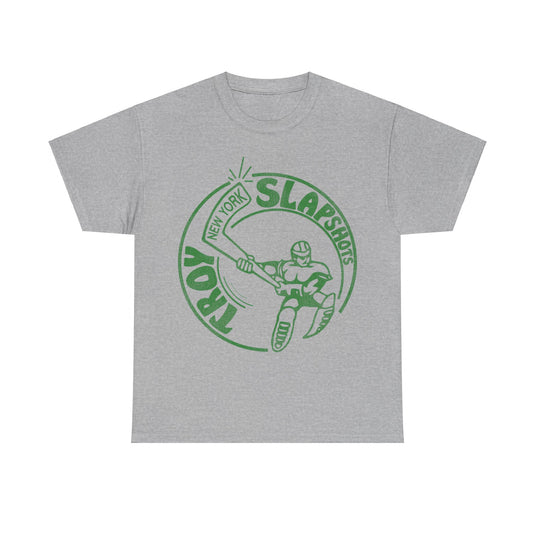 Troy Slapshots New York Hockey Team T-shirt