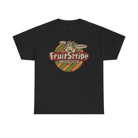 Fruit Stripe 1960 Yipes Stripes Flavor Chewing Gum Zebra T-shirt