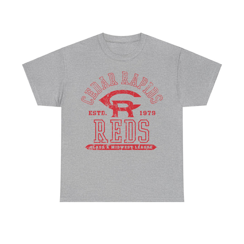 Load image into Gallery viewer, Cedar Rapids Reds Est 1979 Baseball Team T-shirt
