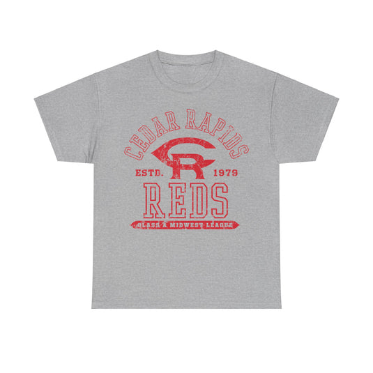 Cedar Rapids Reds Est 1979 Baseball Team T-shirt