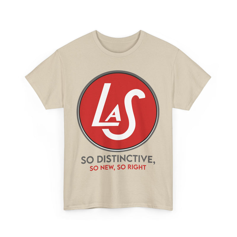 Load image into Gallery viewer, LaSalle So Distinctive So New So Right Red Circle Logo T-shirt
