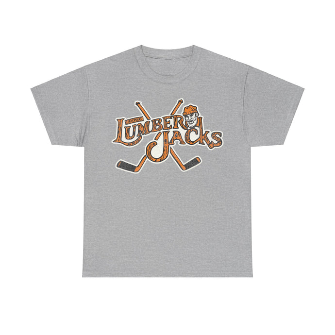 Muskegon Lumberjacks Logo Michigan Hockey Team T-shirt