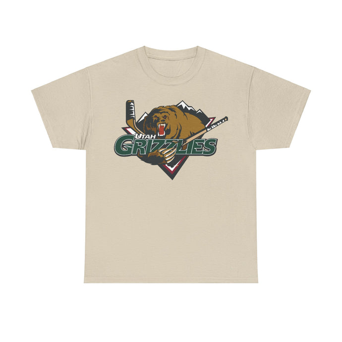 Utah Grizzlies Logo Hockey Team T-shirt