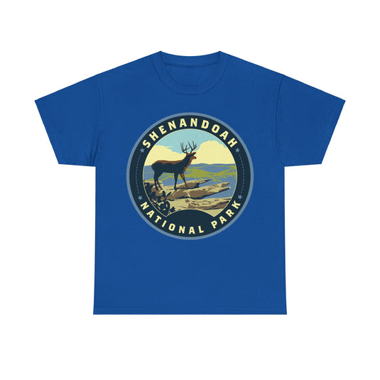 Shenandoah National Park Virginia Round Logo T-shirt