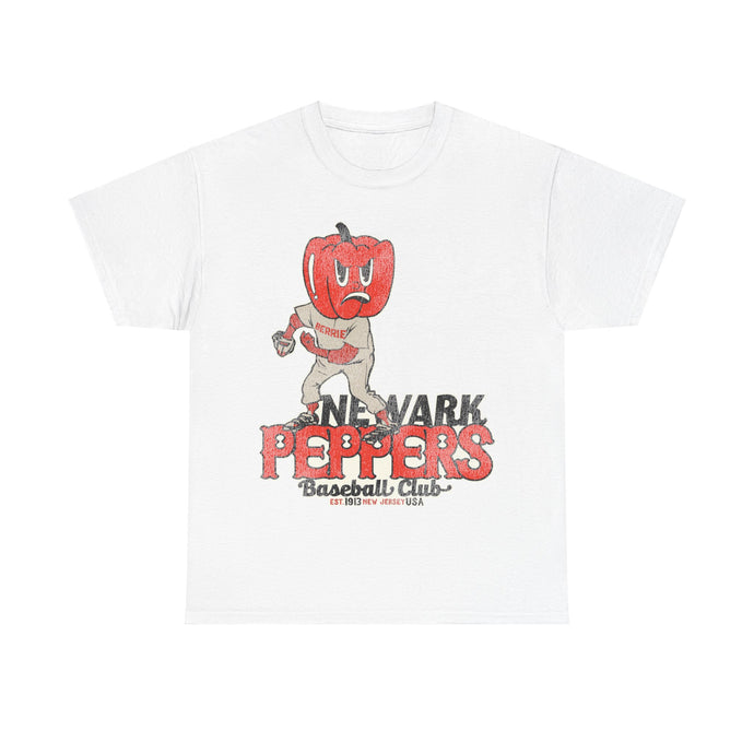 Newark Peppers Nostalgic Retro Baseball Team T-shirt