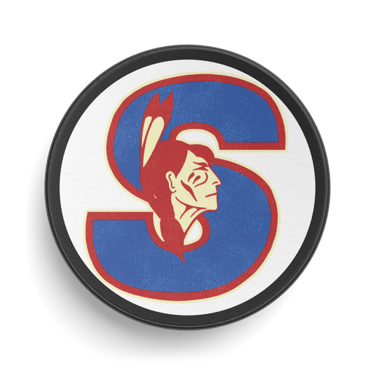 Springfield Indians Nostalgic Hockey Puck
