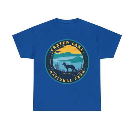 Crater Lake National Park Oregon Round Logo T-shirt