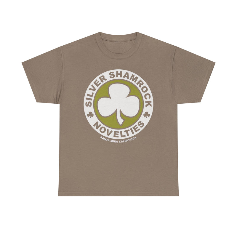 Load image into Gallery viewer, Silver Shamrock Novelties California 1982 Horror Movie Halloween III T-shirt
