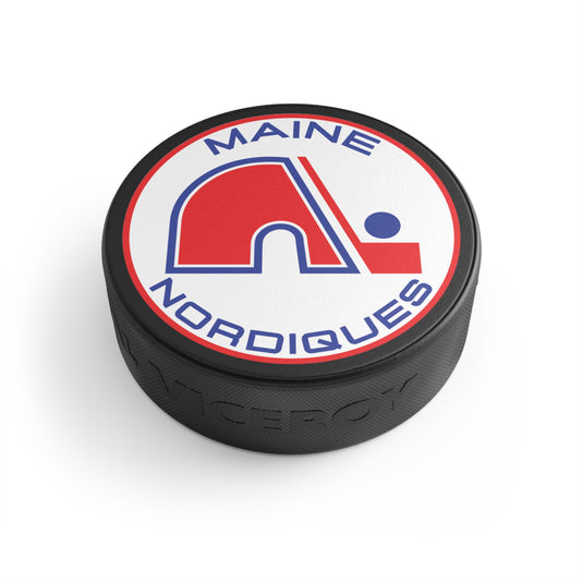 Maine Nordiques North American League 1973-1977 Hockey Puck