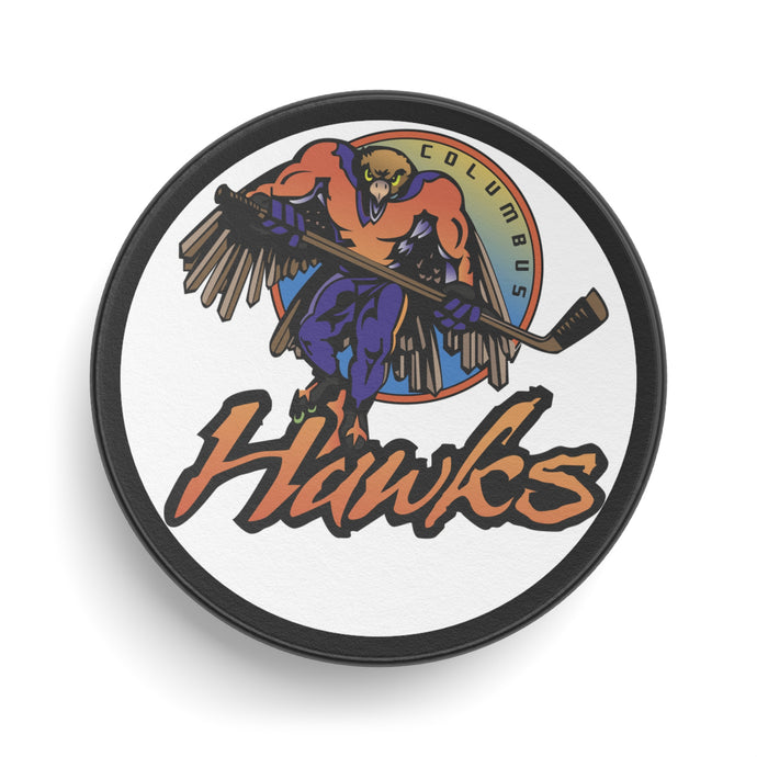 Columbus Hawks Ohio Major League Roller 1998 Hockey Puck