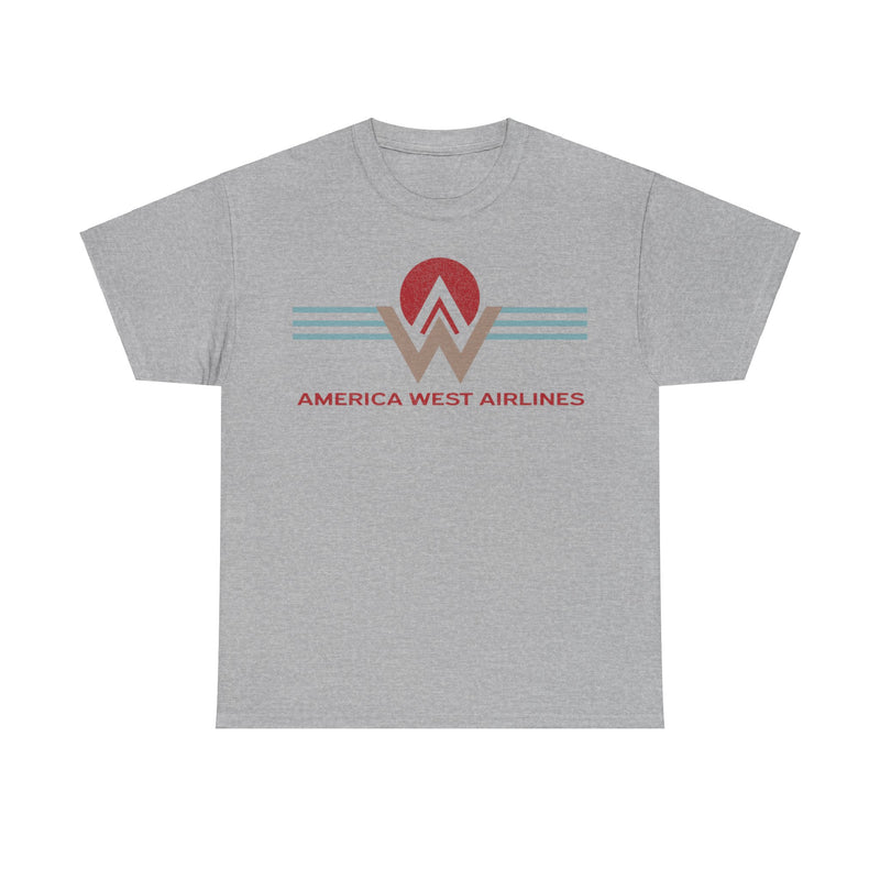 Load image into Gallery viewer, America West Airlines Logo Nostalgic Retro T-shirt
