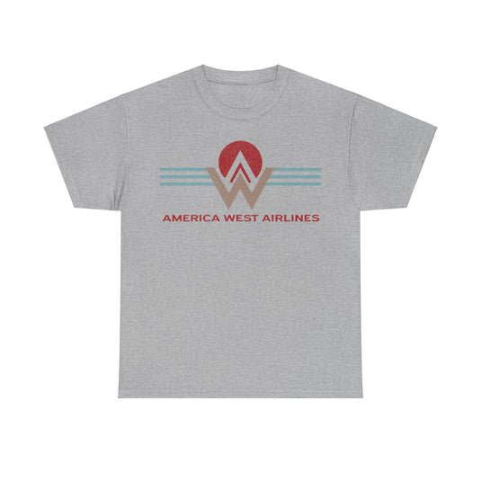 America West Airlines Logo Nostalgic Retro T-shirt