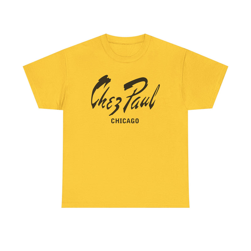 Load image into Gallery viewer, Chez Paul T-Shirt - French Fine Dining Industry Defunct Logo Tee
