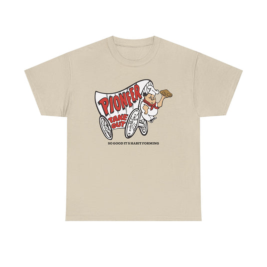 Pioneer Take Out So Good It's Habit Forming Vintage Logo T-Shirt