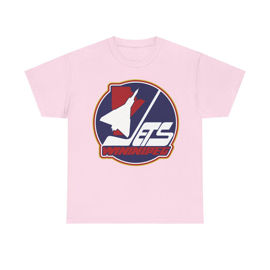 Winnipeg Jets Red Blue Logo Hockey Team T-shirt