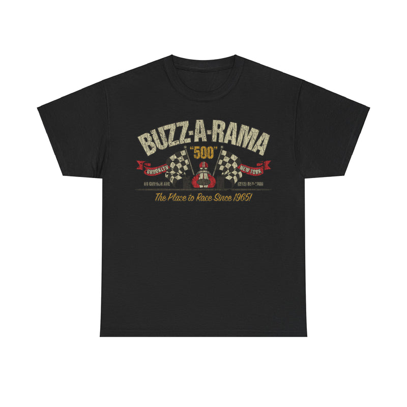 Load image into Gallery viewer, Buzz-A-Rama 1965 Slot Car Racing Venue Nostalgic T-shirt
