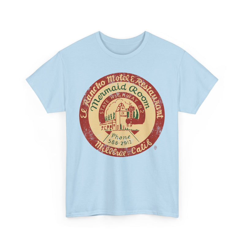 Load image into Gallery viewer, El Rancho Motel and Restaurant 1948 Millbrae California Restaurant T-shirt
