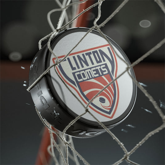 Clinton Comets New York Hockey Puck