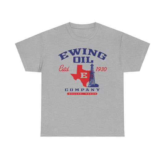 Ewing Oil Company Est 1930 Dallas Texas TV Show T-shirt