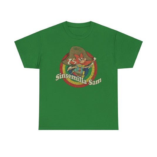 Sinsemilla Sam 1982 Cannabis Cowboy Peace T-shirt