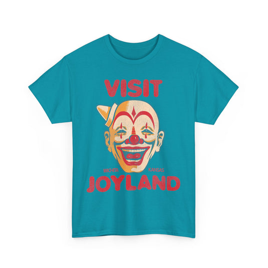 Visit Joyland Amusement Park 1949 Wichita Kansas Theme Park Clown T-shirt