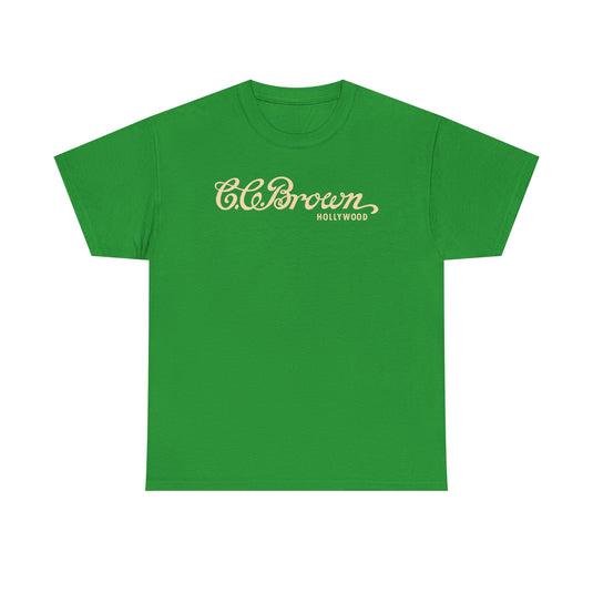 C.C. Brown's Hollywood T-Shirt - Ice Cream Parlor Industry Defunct Logo Tee