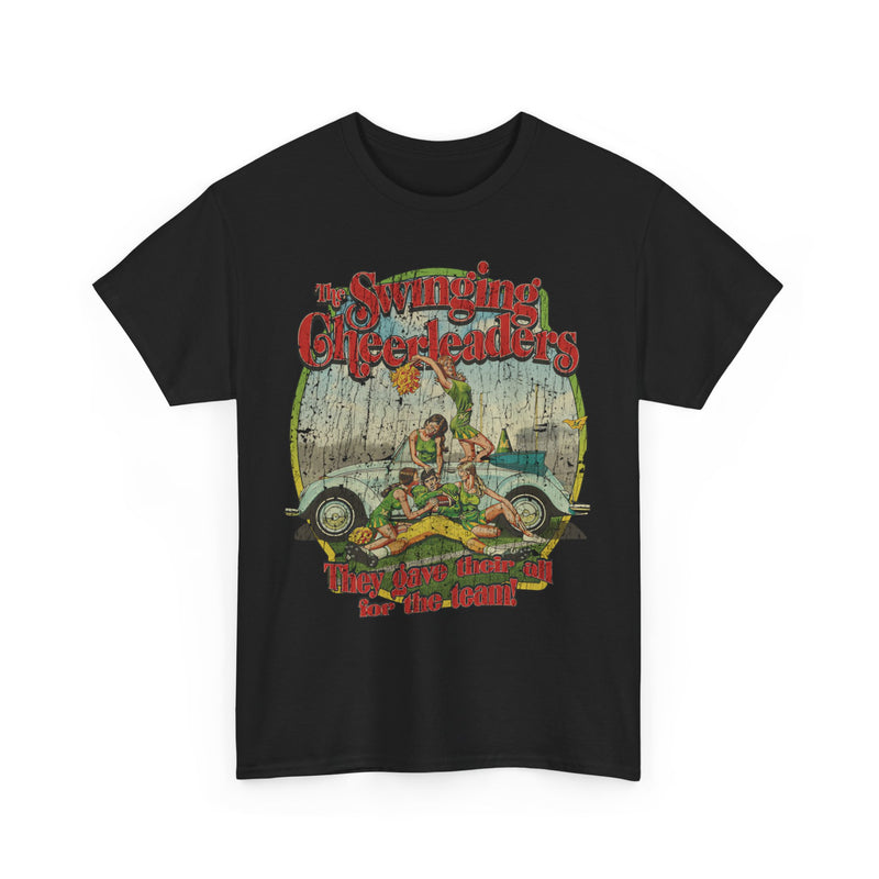 Load image into Gallery viewer, The Swinging Cheerleaders 1974 College Cheerleading Movie T-shirt
