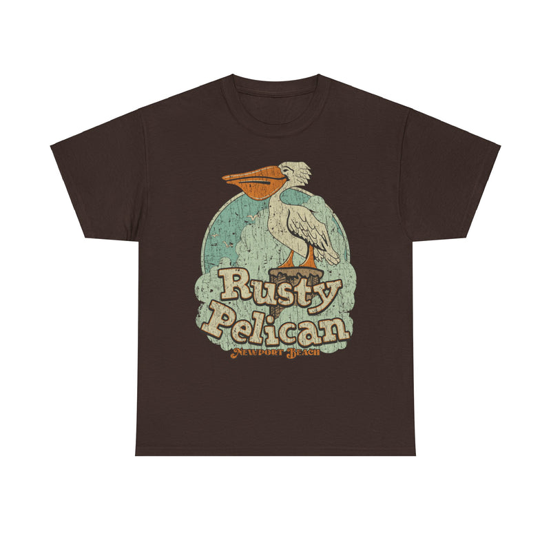 Load image into Gallery viewer, The Rusty Pelican 1972 Newport Beach California Seafood Restaurant Nostalgic T-shirt
