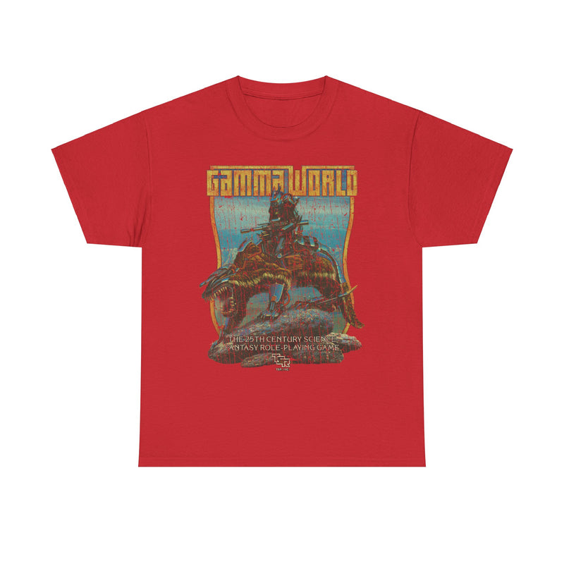 Load image into Gallery viewer, Gamma World 1978 Science Fantasy Role Playing Video Game T-shirt
