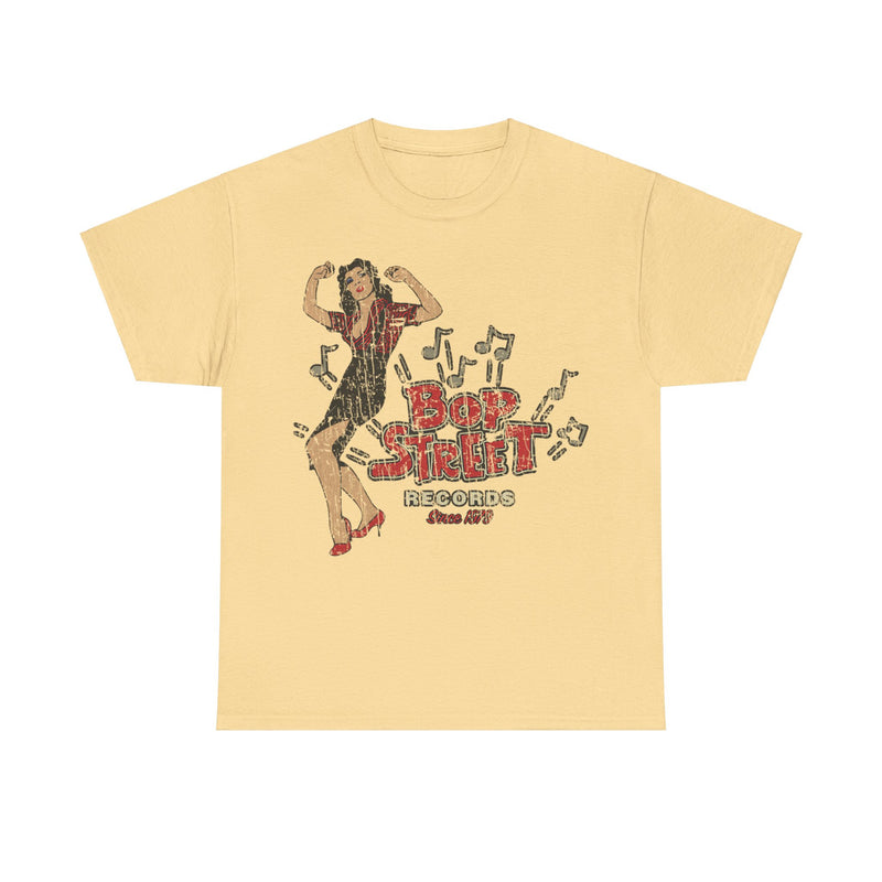 Load image into Gallery viewer, Bop Street Records 1979 Music Store Nostalgic Retro T-shirt
