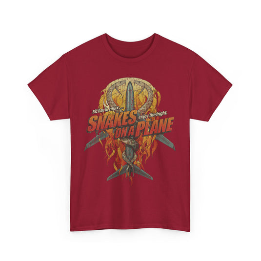Snakes on a Plane 2006 Action Thriller Movie T-shirt