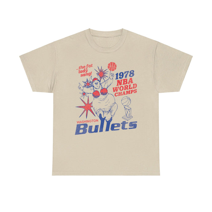 Washington Bullets 1978 World Champs Basketball T-shirt