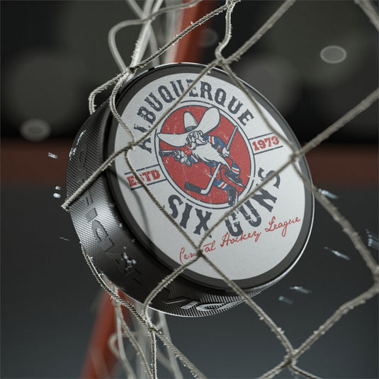 Albuquerque Six Guns New Mexico Hockey Puck