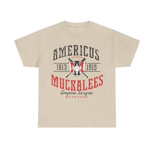 Americus Muckalees Est 1913 Georgia Baseball T-shirt